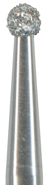 Fresa de diamante en turbina: 801 bola tallo largo (5 uds)