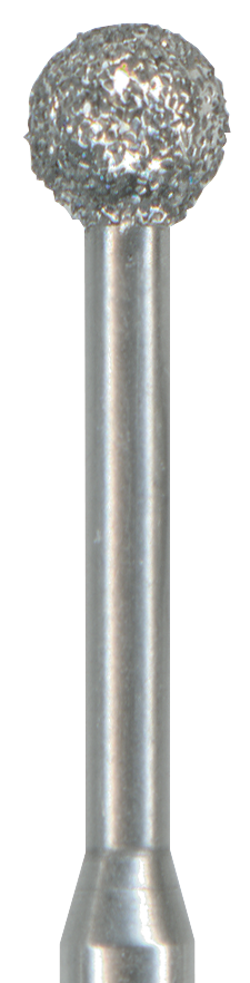 Fresa de diamante en turbina: 801L bola tallo largo (5 uds)