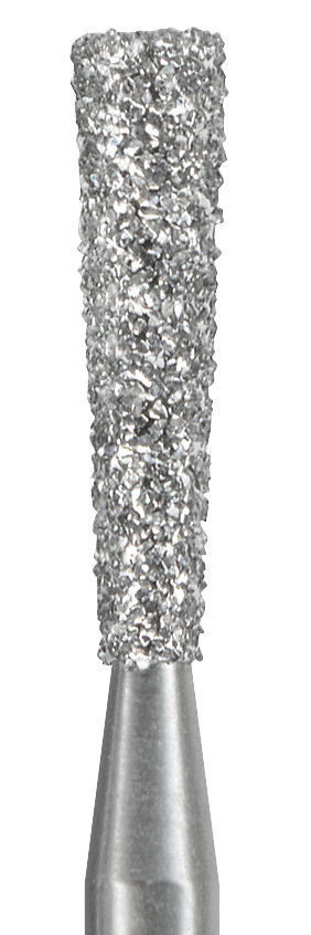 Fresa diamante turbina: 807L cono invertido largo (5 uds)