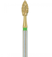 Fresa diamante turbina: V368 rugby tallo largo DiaCut (5 uds)