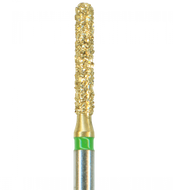 Fresa diamante turbina: V881 cilindro punta redondeada DiaCut (5 uds)