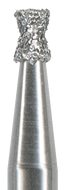 Fresa diamante turbina: 813 doble cono invertido (5 uds)