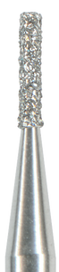 Fresa diamante turbina: 835 cilindro punta plana (5 uds)