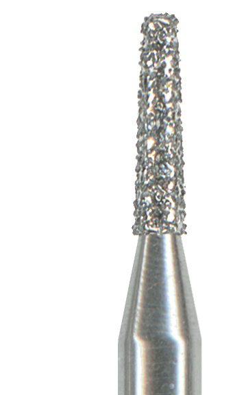 Fresa de diamante en pieza de mano: 845 cono, punta plana (3 uds)