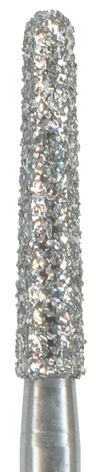 Fresa diamante turbina: 856L Cono largo punta redondeada (5 uds)