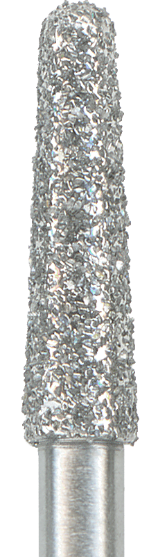 Fresa diamante turbina: 856 cono punta redondeada (5 uds)