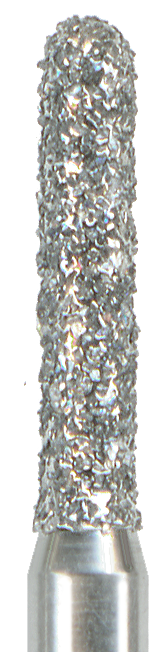 Fresa diamante turbina: 880 cilindro punta redondeada (5 uds)