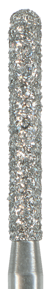 Fresa diamante turbina: 882 cilindro punta redondeada (5 uds)