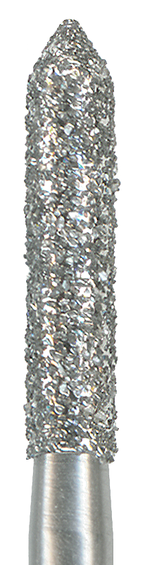 Fresa diamante turbina: 885 cilindro con punta (5 uds)