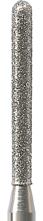 Fresa diamante turbina: K882 cilindro punta redondeada Zirconio (5 uds)