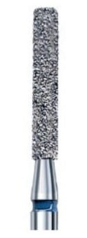Fresa diamante turbina: W837KR cilindro canto redondeado White Tiger (5 uds)